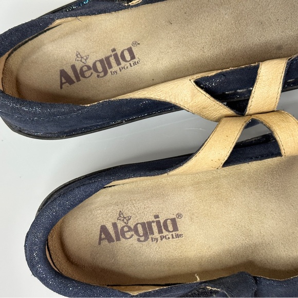 Alegria Dayna Sea Essence 37 Blue Sparkle Pro Nursing Shoe Day-250 - Picture 9 of 12
